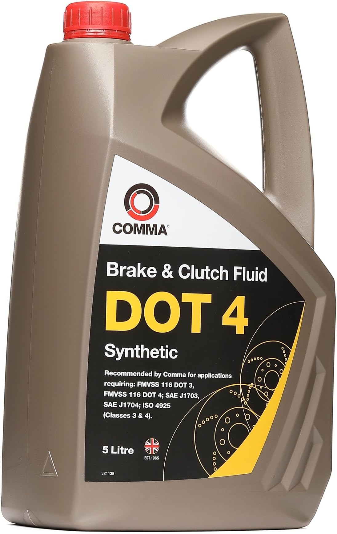 Comma BF4500M 500ml Dot 4 Synthetic Brake Fluid Amazon.co.uk Automotive