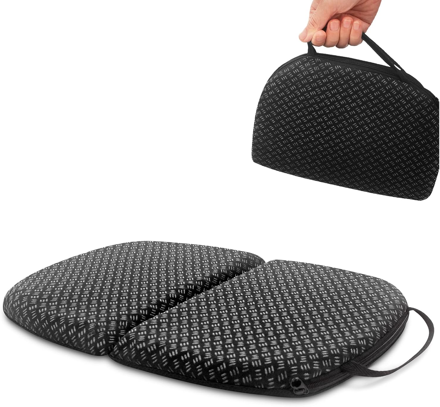 Foldable Honeycomb Gel Seat Cushion for Stadium, Portable Travel Cushion