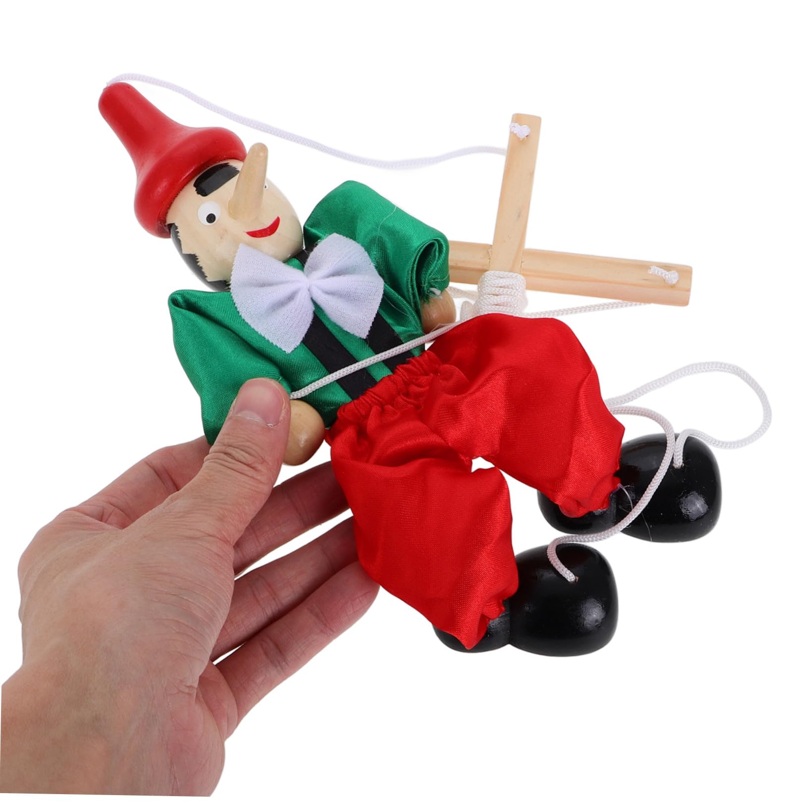 SUPVOX Marionette Puppet Toys String Puppet for Boys and Girls Creative Marionettes Wooden People Figures Play - Image 2