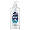 Germ-X Advanced Hand Sanitizer, 34 Fl Oz (1 Liter), Less Drying Moisturizing Clear Gel, No Rinse Formula, Large Family Size Pump Bottle