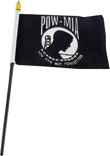 US Flag Store Bandera POW MIA, 4 x 6 pulgadas