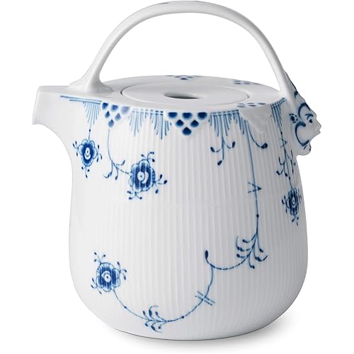 Royal Copenhagen 1026454 Blue Elements Teapot, 32.4 fl oz (950 ml), Wedding Gift Gift