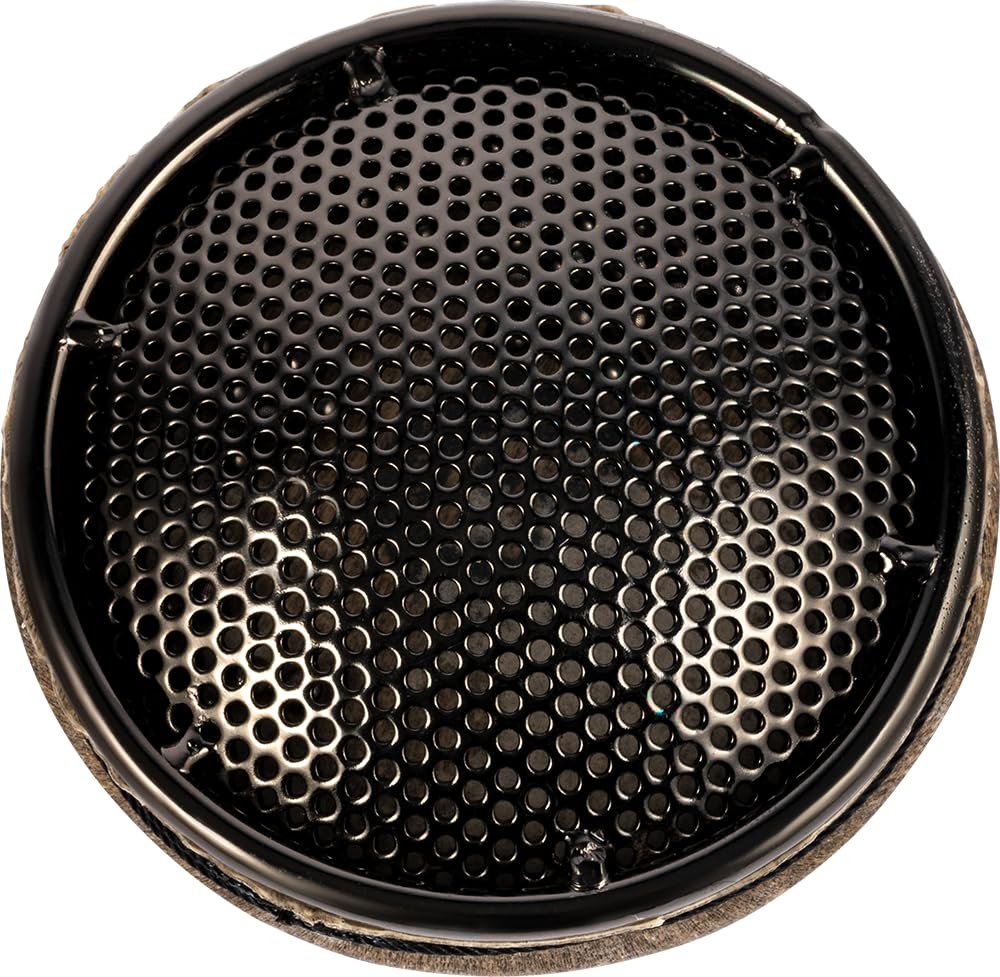 Meinl Percussion Headed Spark Shaker - Shaker Curvo con Pelle di Capra per Intonazione Regolabile - Strumento Musicale - Acciaio, Black (SH18)