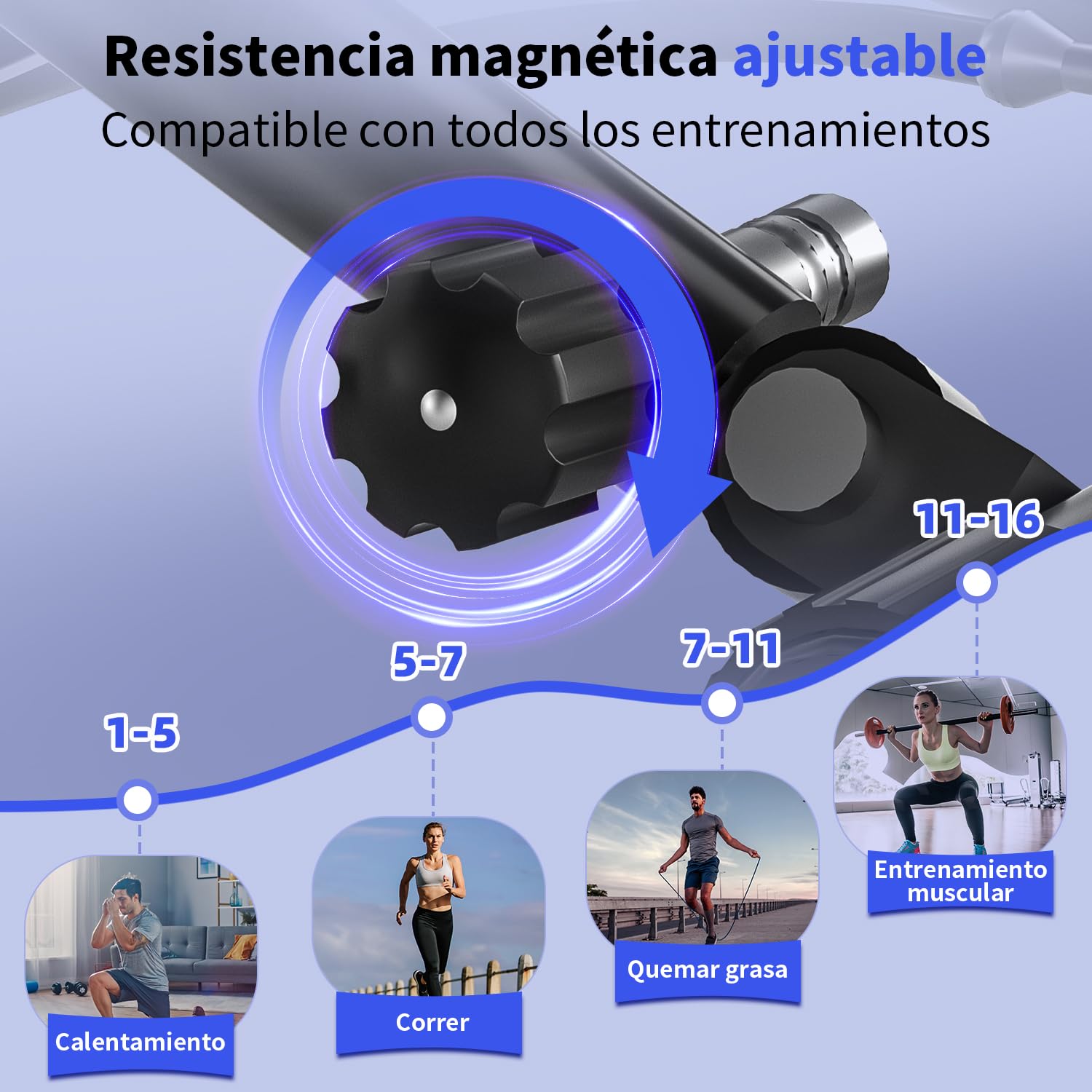 Vannect Mini 2 en 1 Stepper Fitness Casa,Máquina trepadora de elevación con Cuerda de Resistencia,Trainer para Principiantes y usuarios avanzados de hasta 150 kg