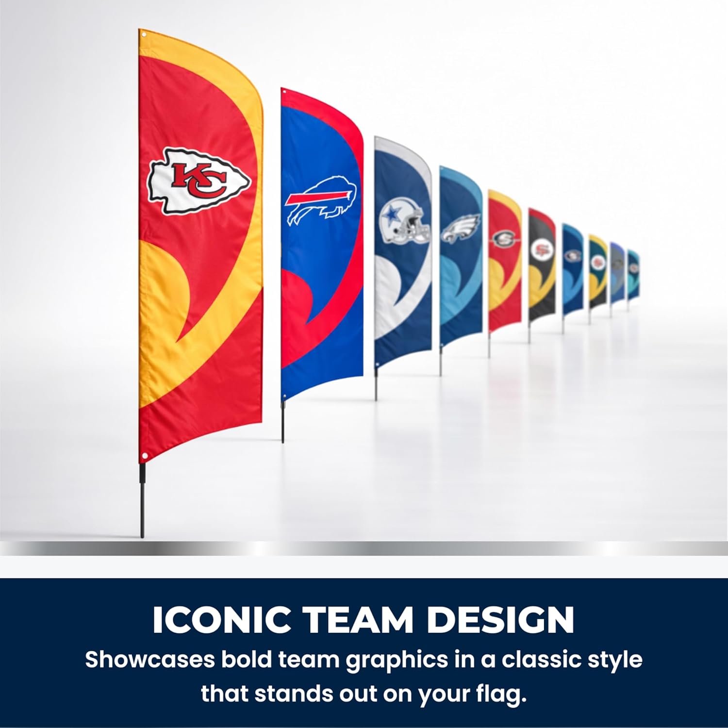 Party Animal Officially Licensed NFL Flag Tailgating Kit