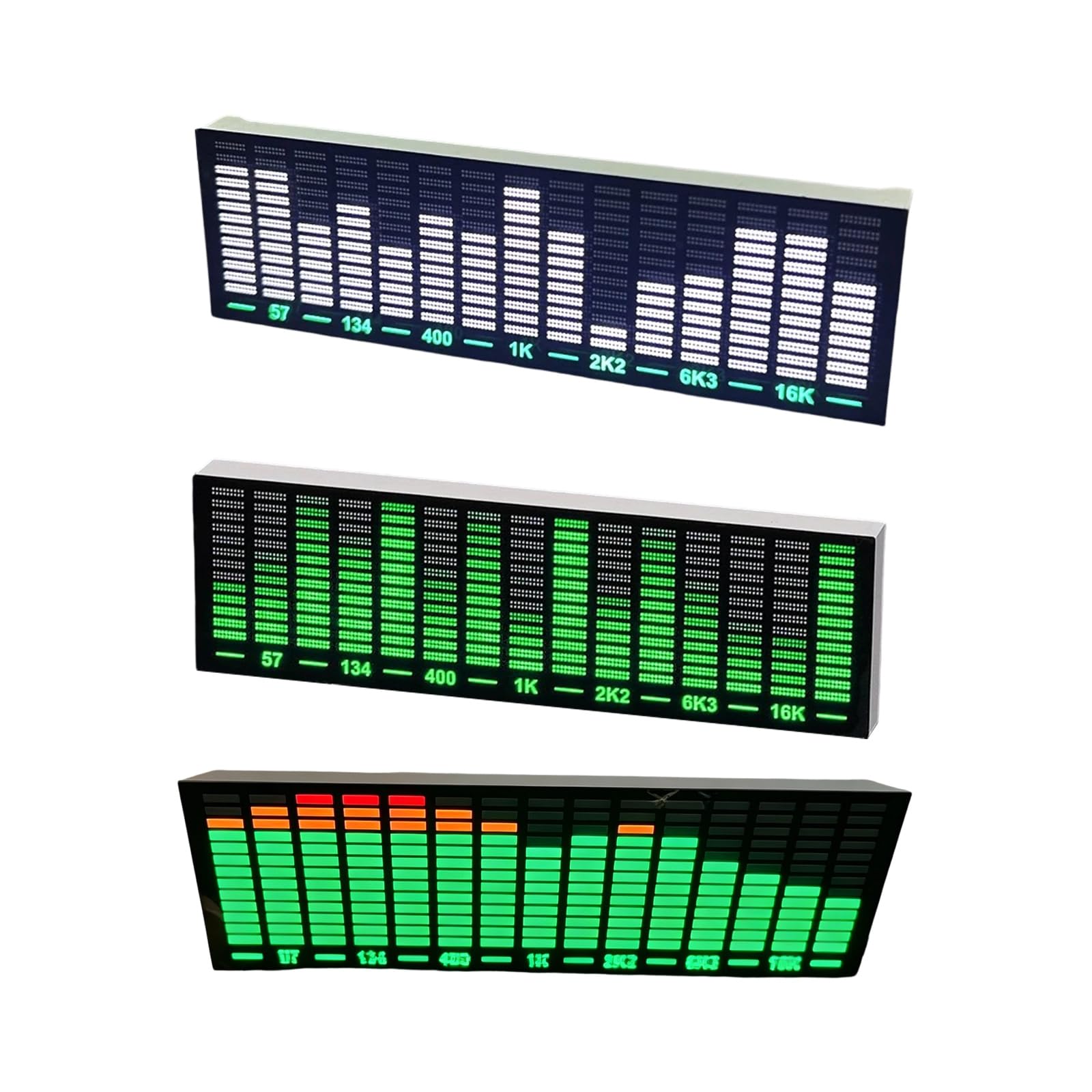 Luces LED para recolección de espectro de música, luz de control de voz, iluminación interior, análisis de ritmo, sala de juegos, decoración LED