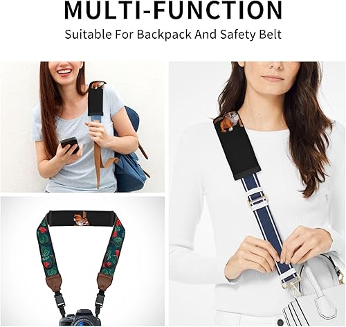 Miniatura 4 de Funda para cinturón de seguridad de automóvil de bulldog inglés para adultos y niños, decoración interior de automóvil, 2 fundas protectoras para