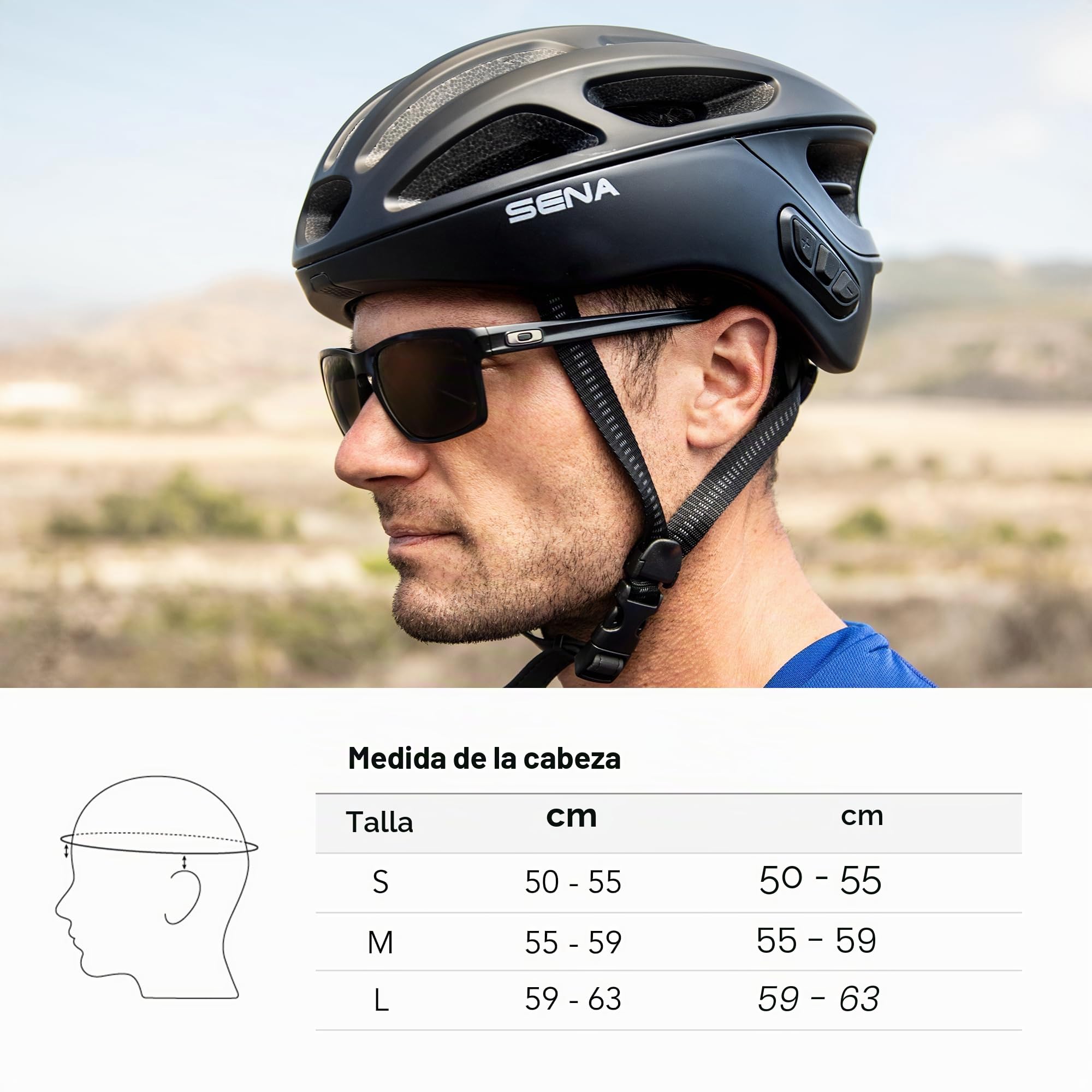 Sena R1 / R1 EVO Smart Communications Cycling Helmet