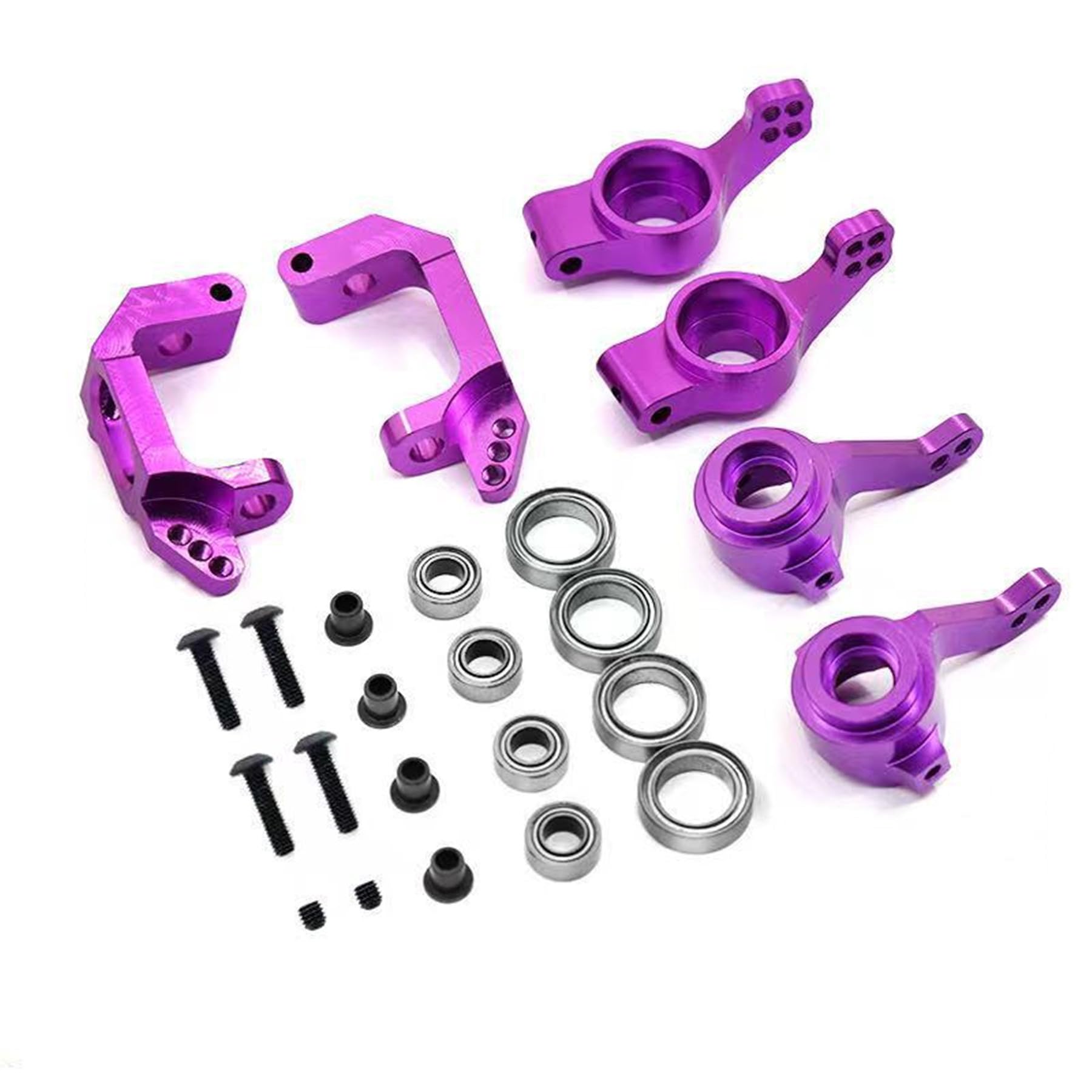 Dantenron Aluminum RC Steering Knuckle Hub Upgrade Parts Kits 102210 102010 102011 102212 102012 Part Compatible with HSP Redcat Racing Lightning