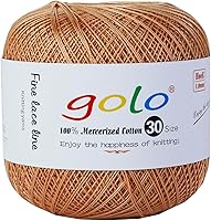 Vista 65 de Golo - Hilo de ganchillo tamaño 30, hilo de colores para hacer encaje 310