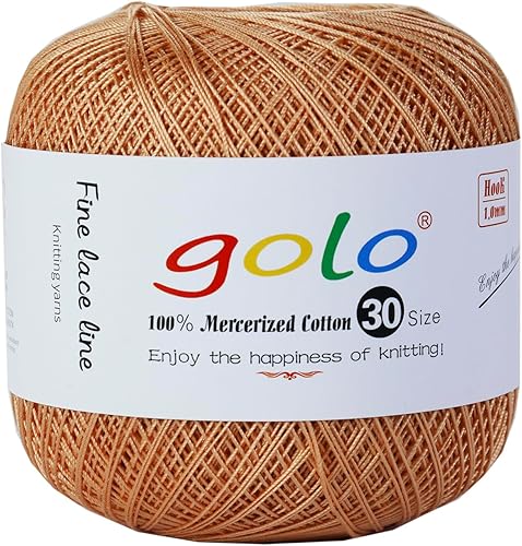 Miniatura 97 de golo Hilo de ganchillo para tejer a mano tamaño 30 hilo de tatuaje Hibiscus color-166 166-Hibiscu,oro 160,202 Azul Mar,203 Aguacate,206 verde,208