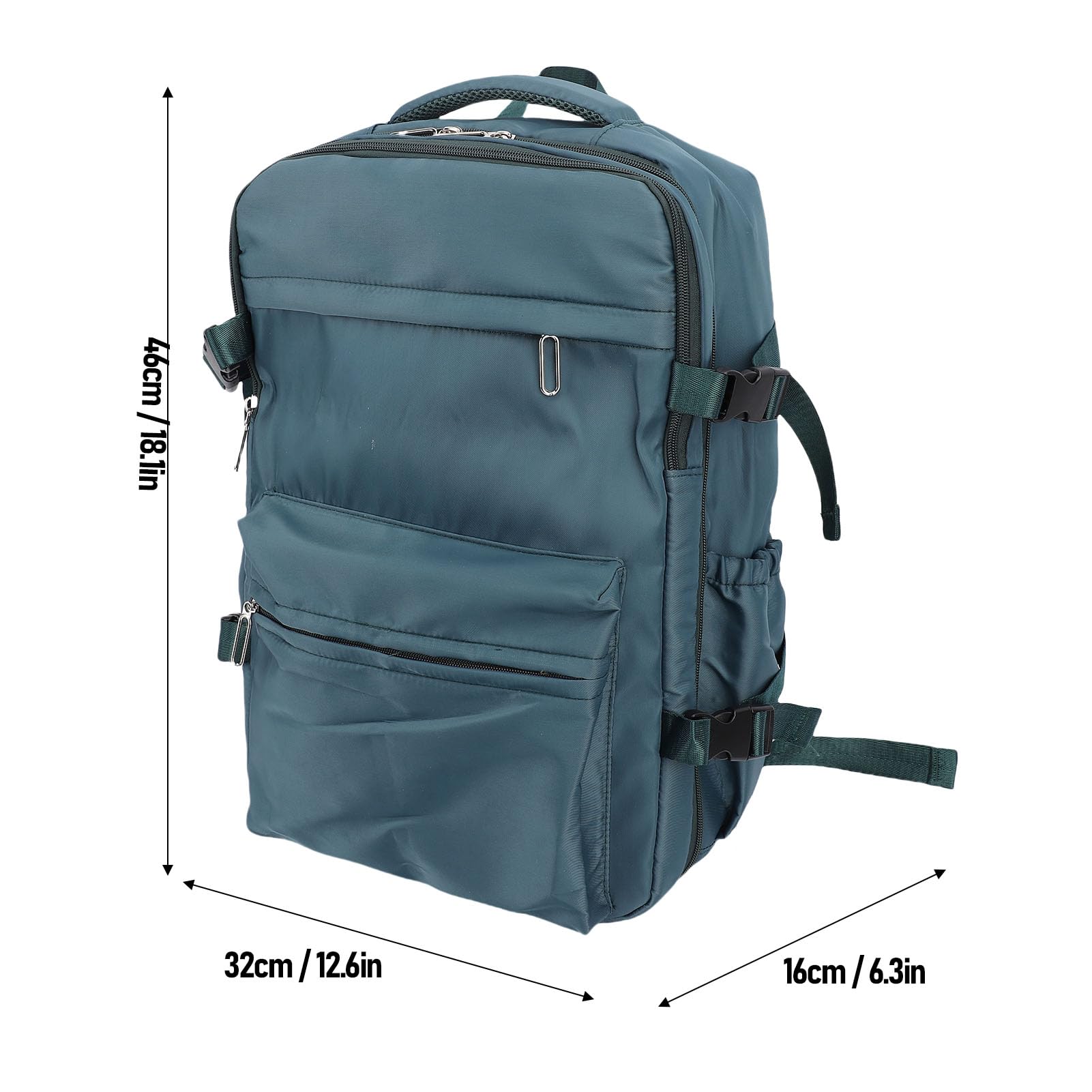 Travel Backpack, 27L Osobista Torba na Przedmioty nosić Plecak, Linia Lotnicza Zatwierdzona Plecaków Pasuje do 15,6 Cali Laptopa, Work Work Worka Kompresyjna dla Osób (BLUE)