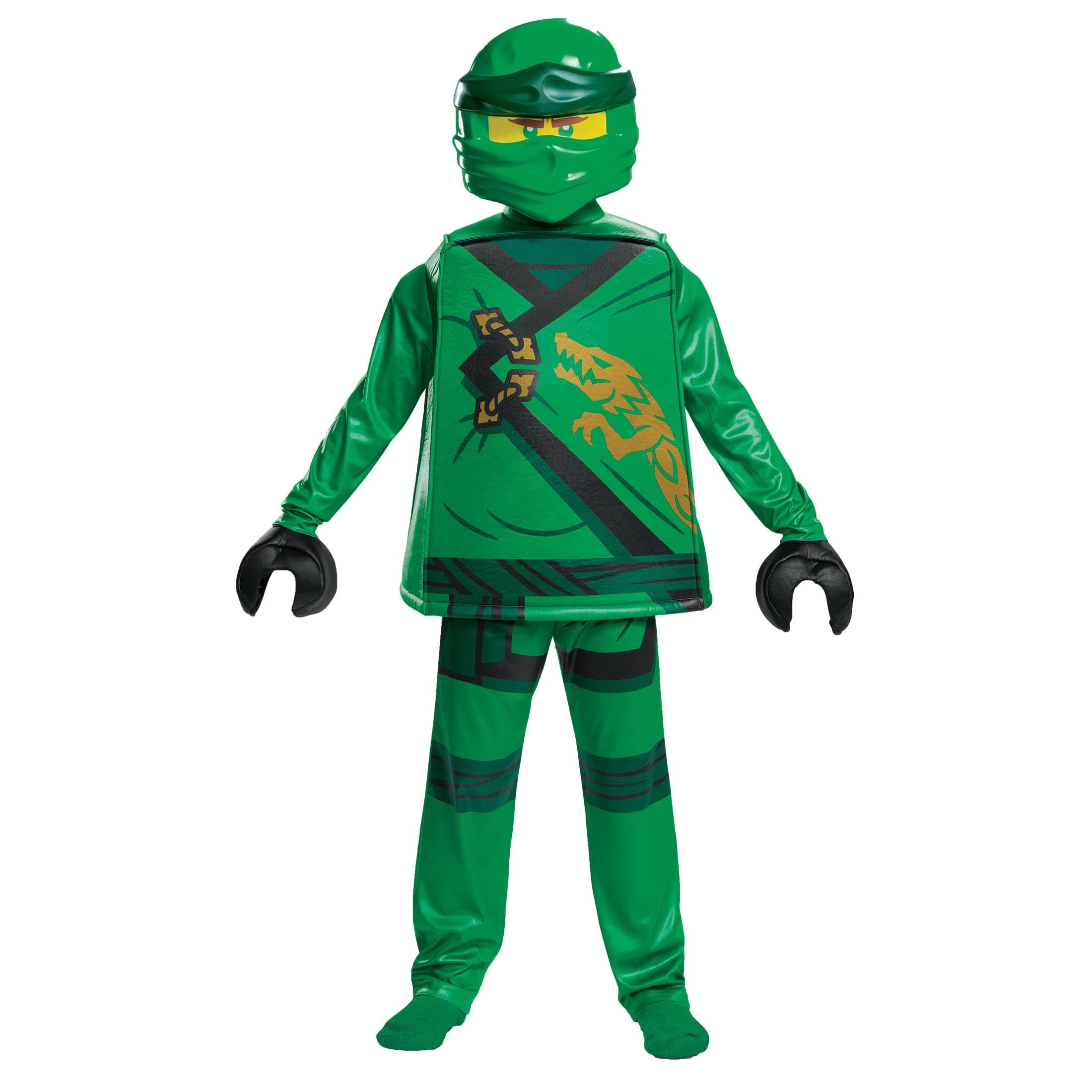 Lego Ninjago Lloyd Costume Bambino - Costume Ninja per Bambini, Abito per Halloween, Compleanni e Party, Disponibile