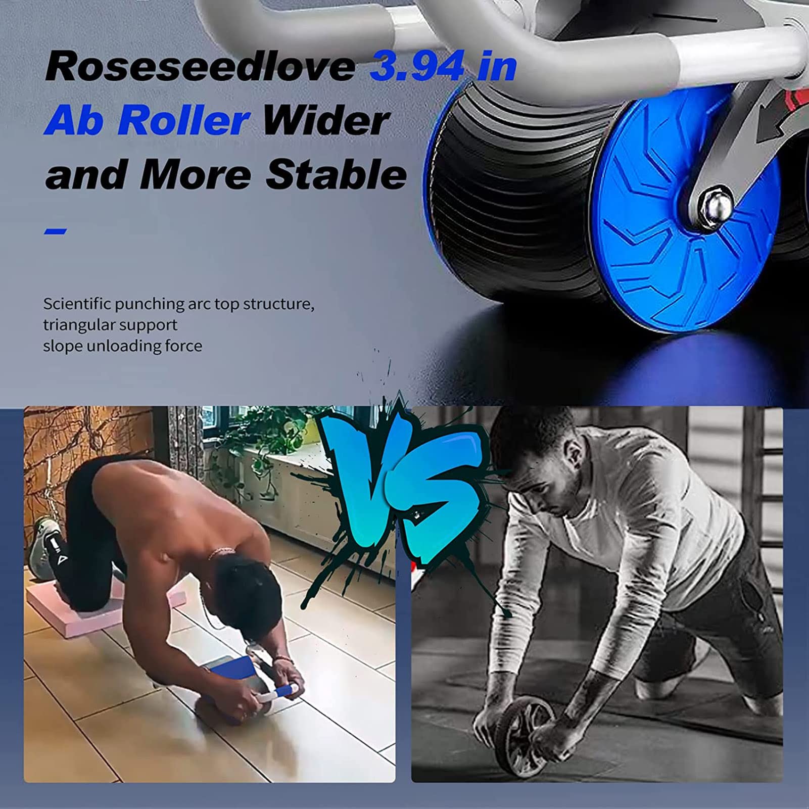 Rebound Ab Roller Rebound Ab Wheel With Timer - Dual Wheel Abdominal ...