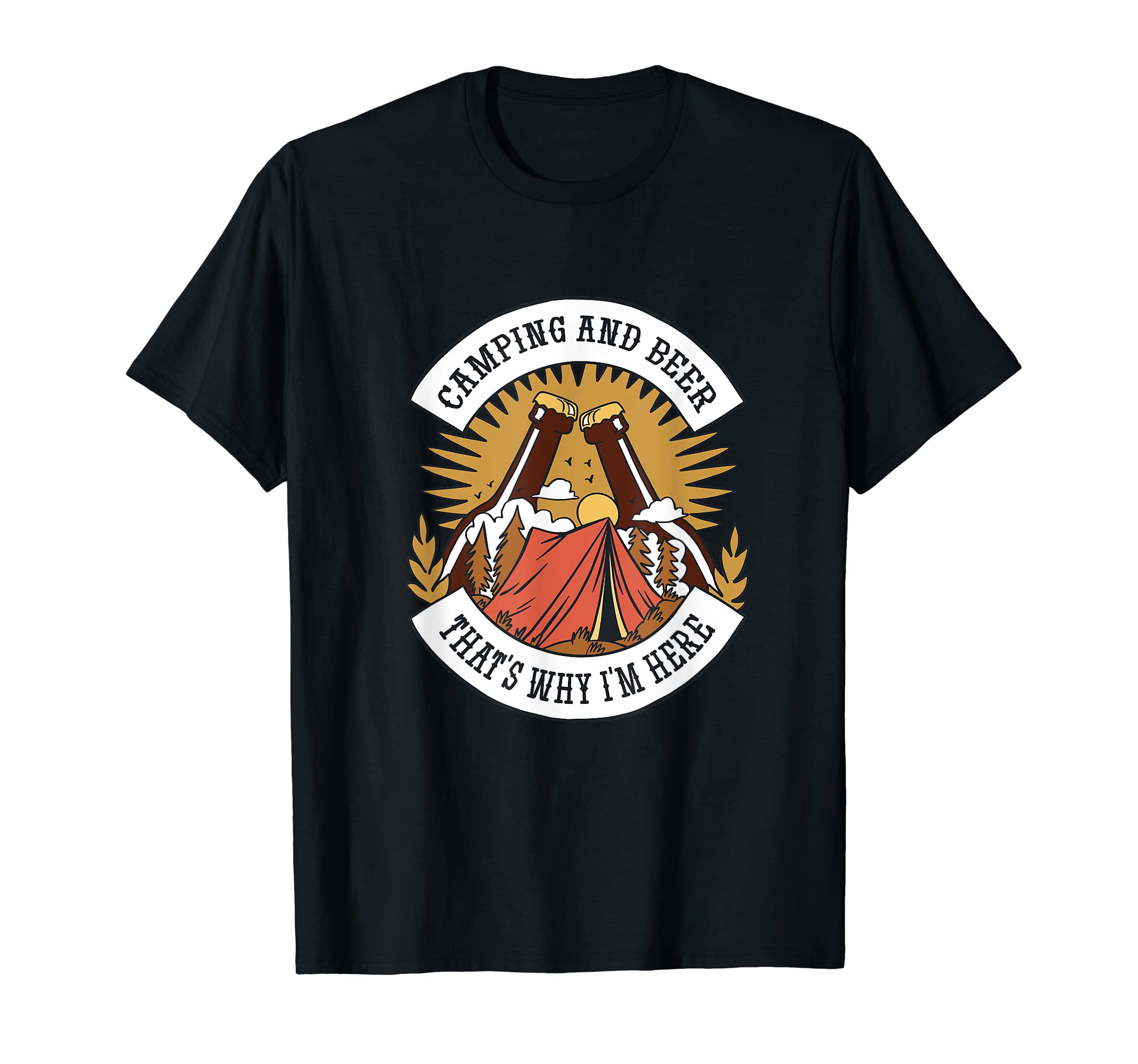Camping And BeerCamp, Cheers, Repeat: Celebrating Camping and Good Times T-Shirt