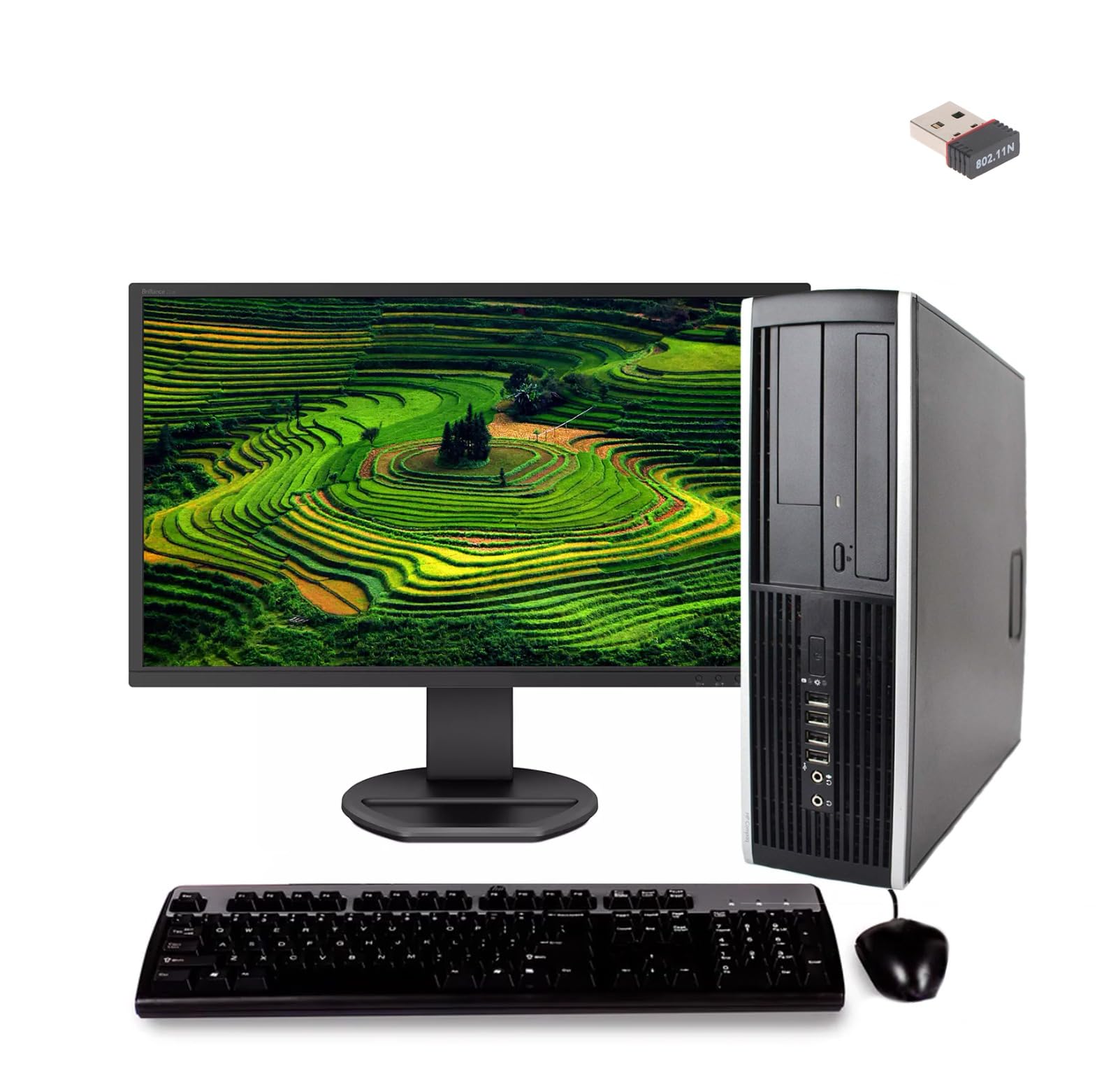 PHOENIX POSTAZIONE COMPLETA - PROCESSORE INTEL I7 - RAM 16 GB - SSD 240 GB-WIFI- OFFICE - MONITOR 22 POLLICI FULL HD - MOUSE E TASTIERA (RICONDIZIONATO)