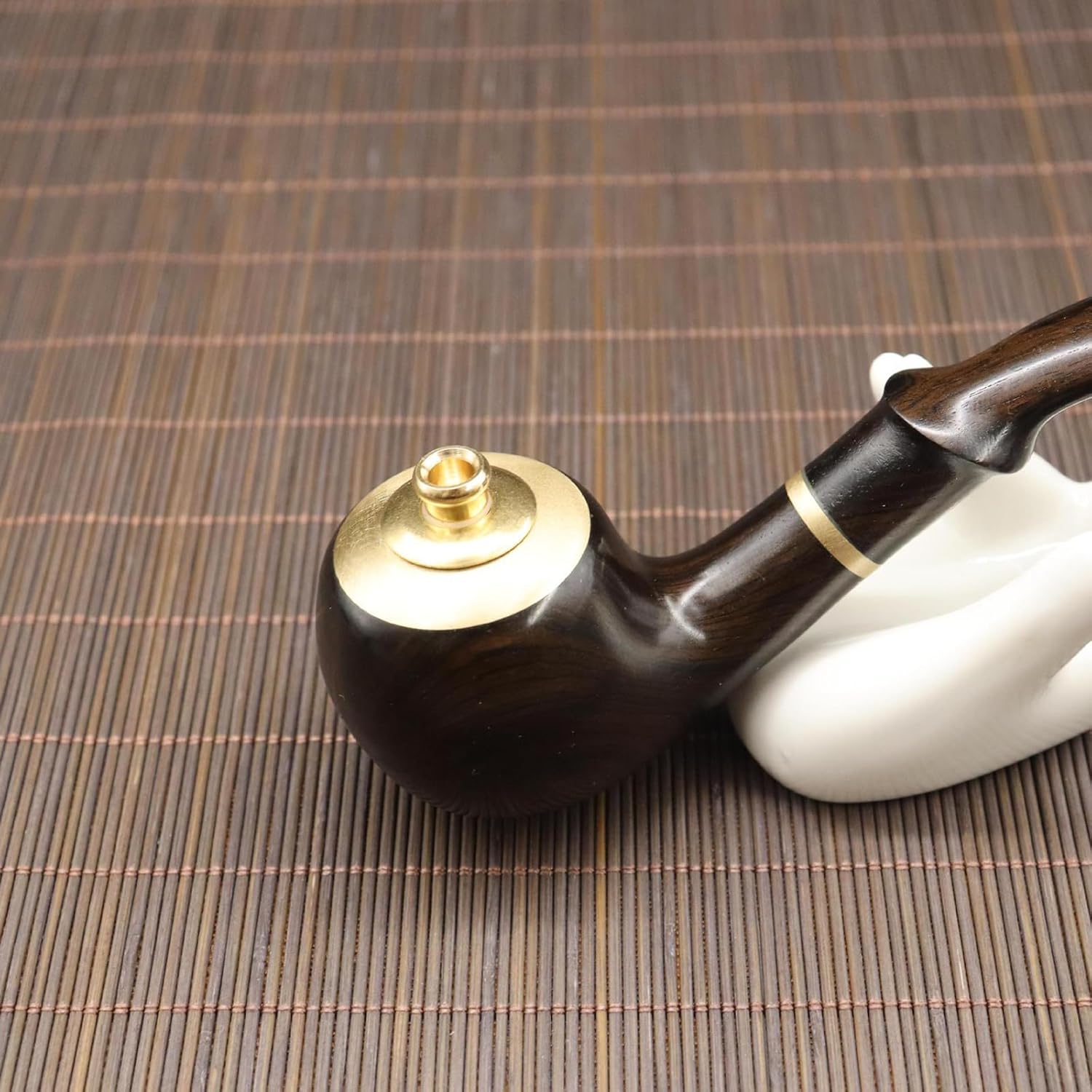 Smoke Pipe Pipas para Fumar Purple Sandalwood for Collection Gift-Style 1 Small