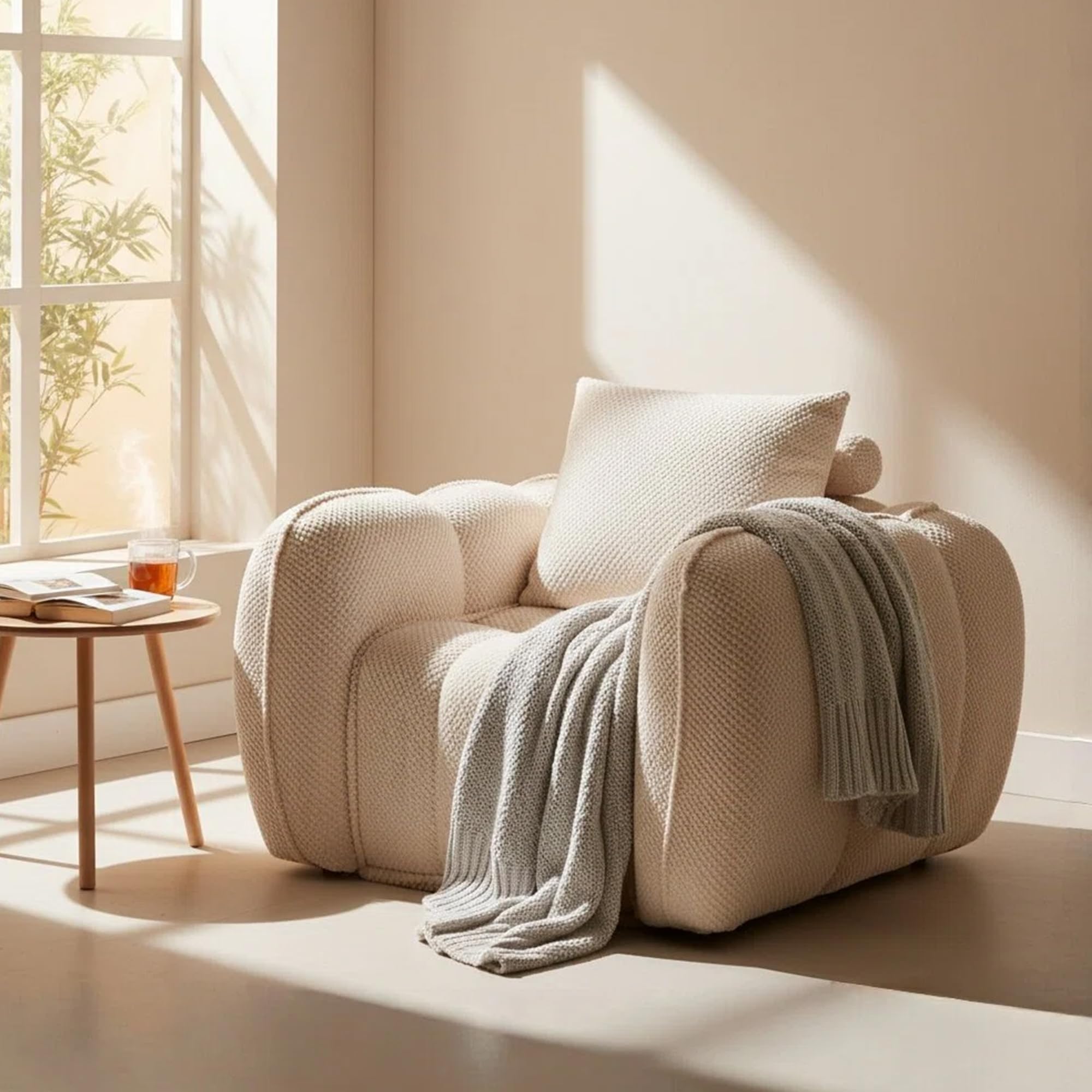 Amazon.com: Furnimart Pumpkin Single Sofa, Oversized Could Comfy