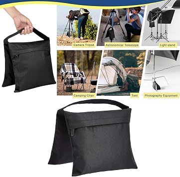 Windproof Heavy Duty Dirt Bag Outdoor Canopy Tent Oxford Fabric Load Capacity Up To 10kg/22lbs Windproof Weighted Dirt Sack
