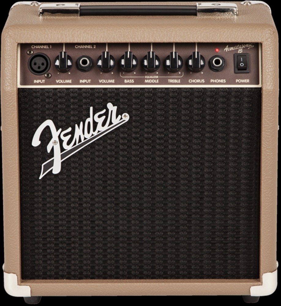 Acoustasonic 15, Combo Guitar Amp, 15W, Suitable For Acoustic Guitar, Brown
