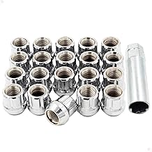 20 Pcs 1/2-Inch Open End Lug Nuts