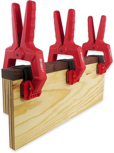 Miniatura 4 de Taytools Paquete de 10 abrazaderas de banda de borde moldeadas por resorte grandes, tamaño total 8 x 5 pulgadas, apertura: 2-1/4 pulgadas,