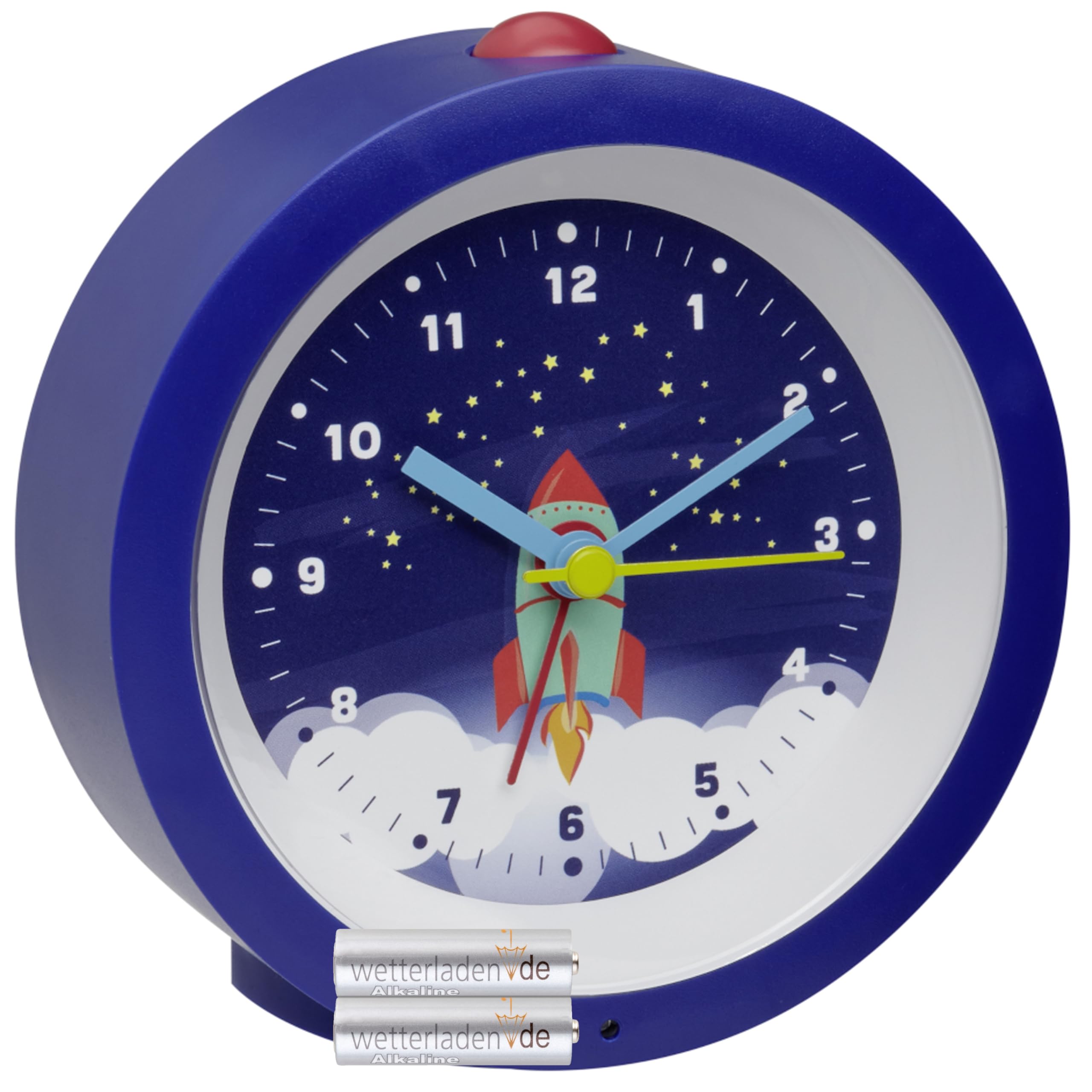 TFA Dostmann 60.1033 Réveil analogique pour enfant avec piles Bleu