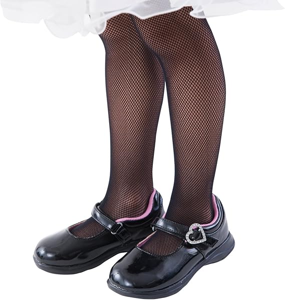 Amazon ファンファン Fun Fun 柄タイツ 発表会 子供 ドレス 結婚式 フラワーガール キッズ ジュニア 女の子 ネット 黒 マシュマロブラック 85 135cm 日本製 タイツ 通販