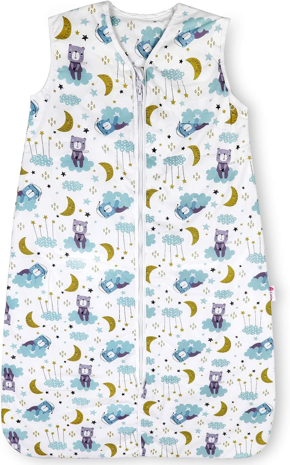 Lictin Baby Sleep Sack-Baby Sleeping Bag Sleeveless Warm Soft Wearable Blanket TOG 2.5 with Adjustable Length 90-110cm for Infant Toddler 18-36 Months