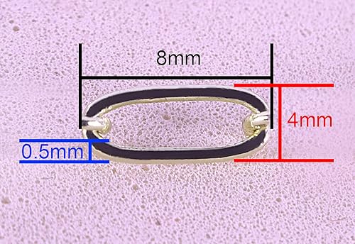 Miniatura 6 de KONMAY Cadenas para hacer joyas de cable soldado de 16.4 pies, a base de cobre, chapadas en oro de 18 quilates para hacer pulseras, collares y