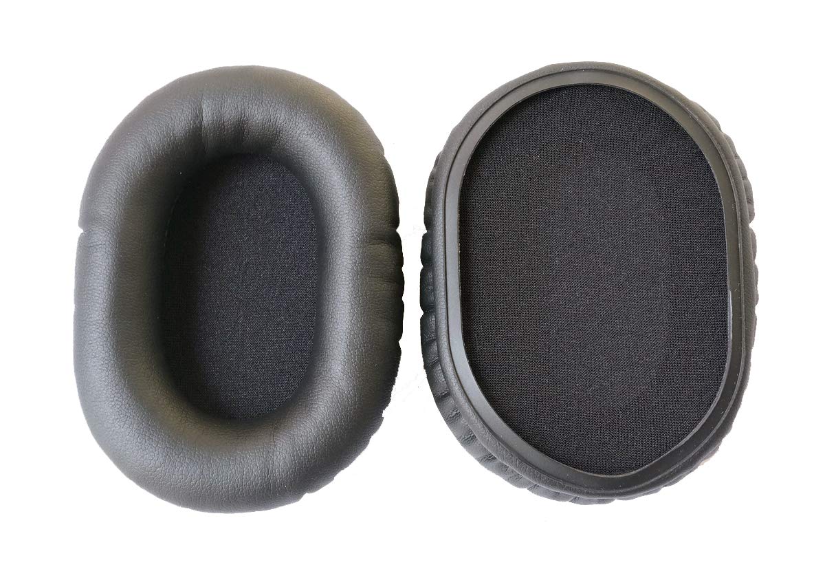 V-MOTAReplacement Ear Pad Compatible with David Clark H10 H10-13S H10-13Y H10-13H H10-40 HBT-30 H10-60 H10-76 H20-10 air Pilot Aviation Aviator Headset (Leatherette Earmuffs 1 Pair)