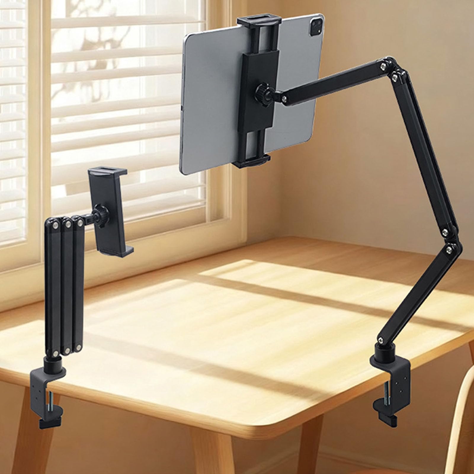 Tragbarer, verstellbarer Tablet-Ständer mit 360-Grad-Rotation und faltbarem Design für 12,7 - 38,1 cm (5 - 15 Zoll) Geräte
