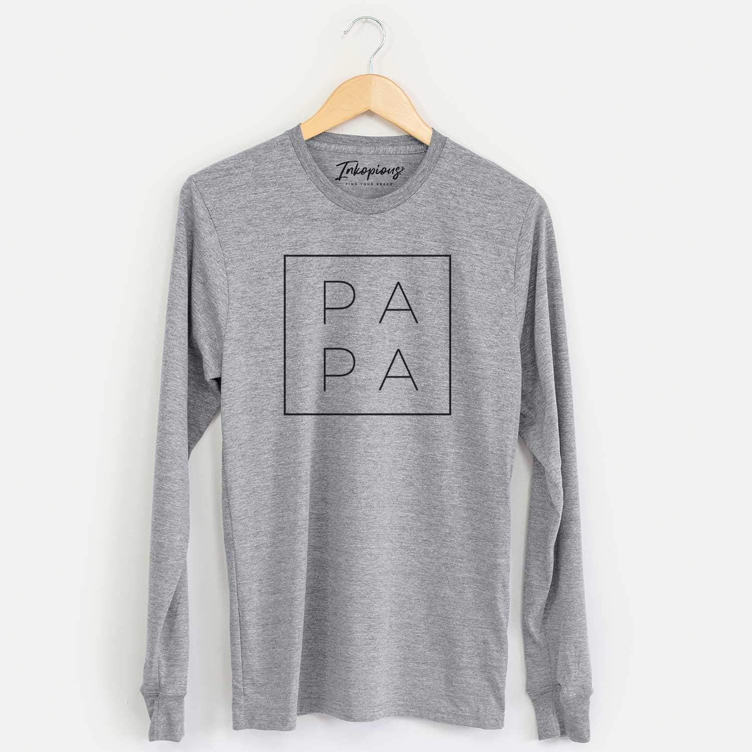 Inkopious Papa Boxed, Present for Dad or Grandpa T-Shirt