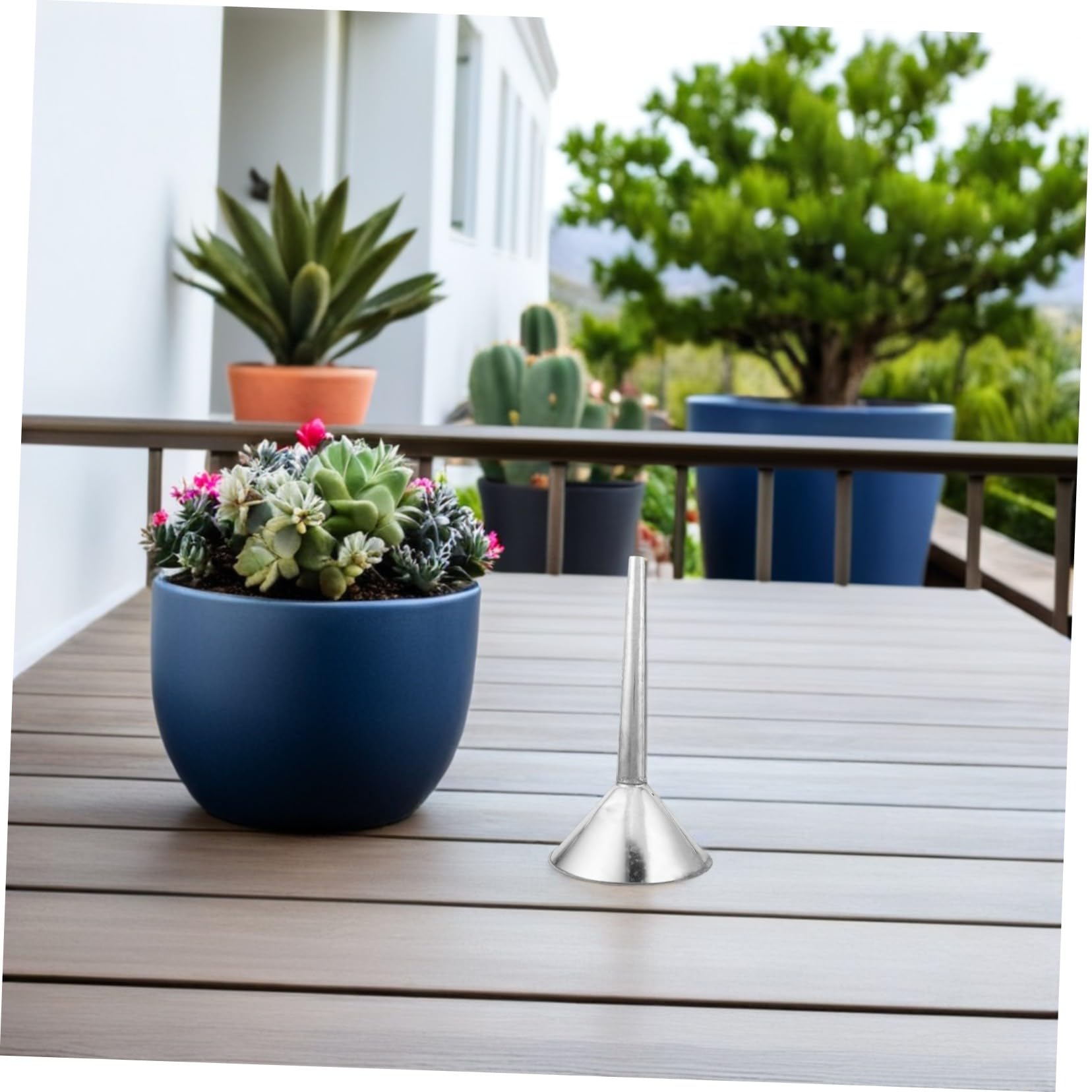 Ugello Irrigazione da Giardino in Acciaio Inox Argento Rinforzato | Aiuole e Orti, Compatibile con Vari Tipi di Tubo, Uso Esterno in Giardino