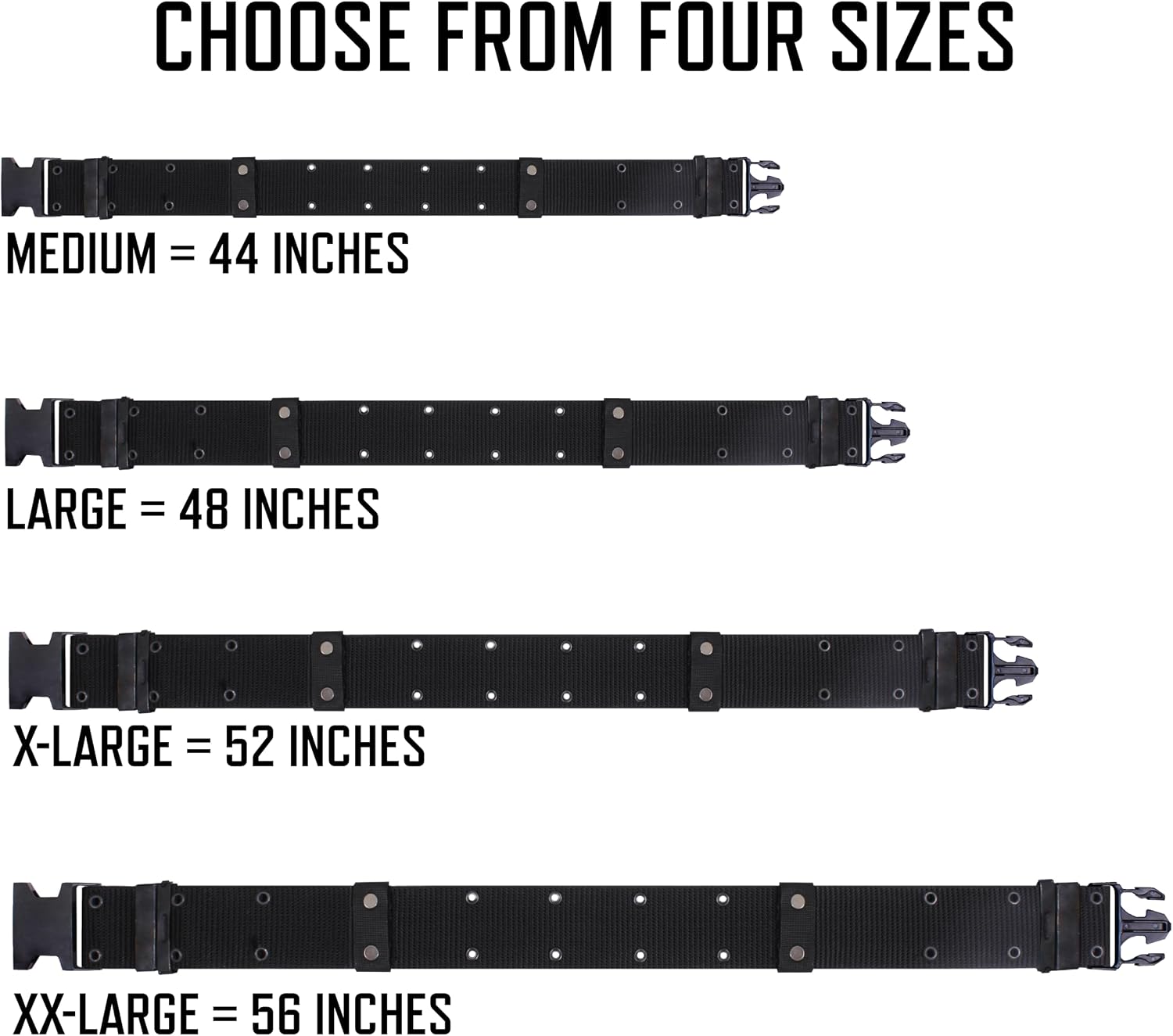 Rothco Marine Corps Style Quick Release Belts - Fully Adjustable Active Duty Inspired Belt