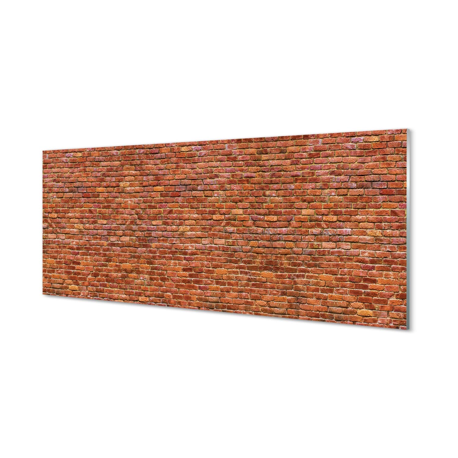 Tableau briques 125x50 Tulup habillage mural en verre pour masquer un mur vide