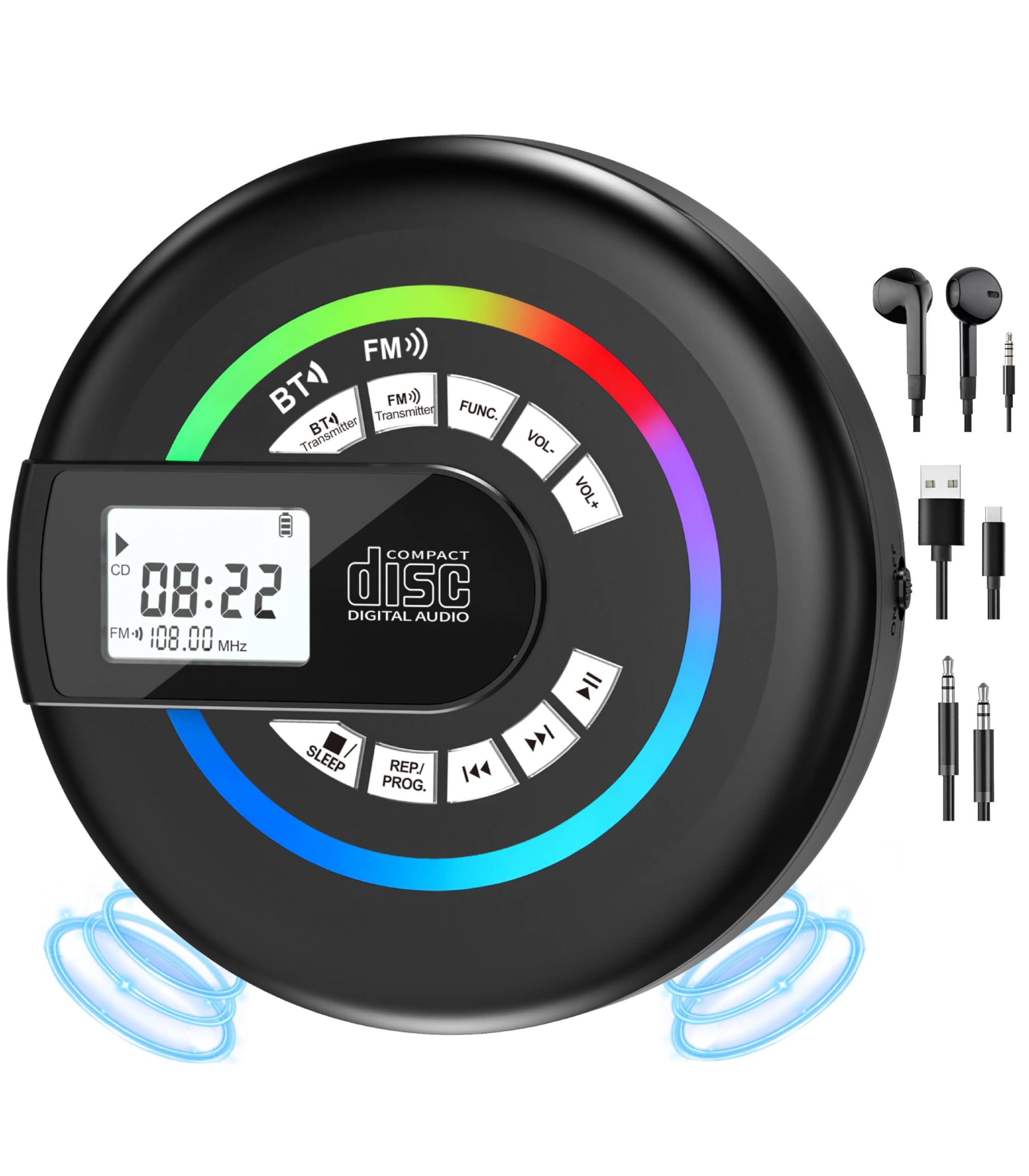 Greadio CD36 Portable CD Player