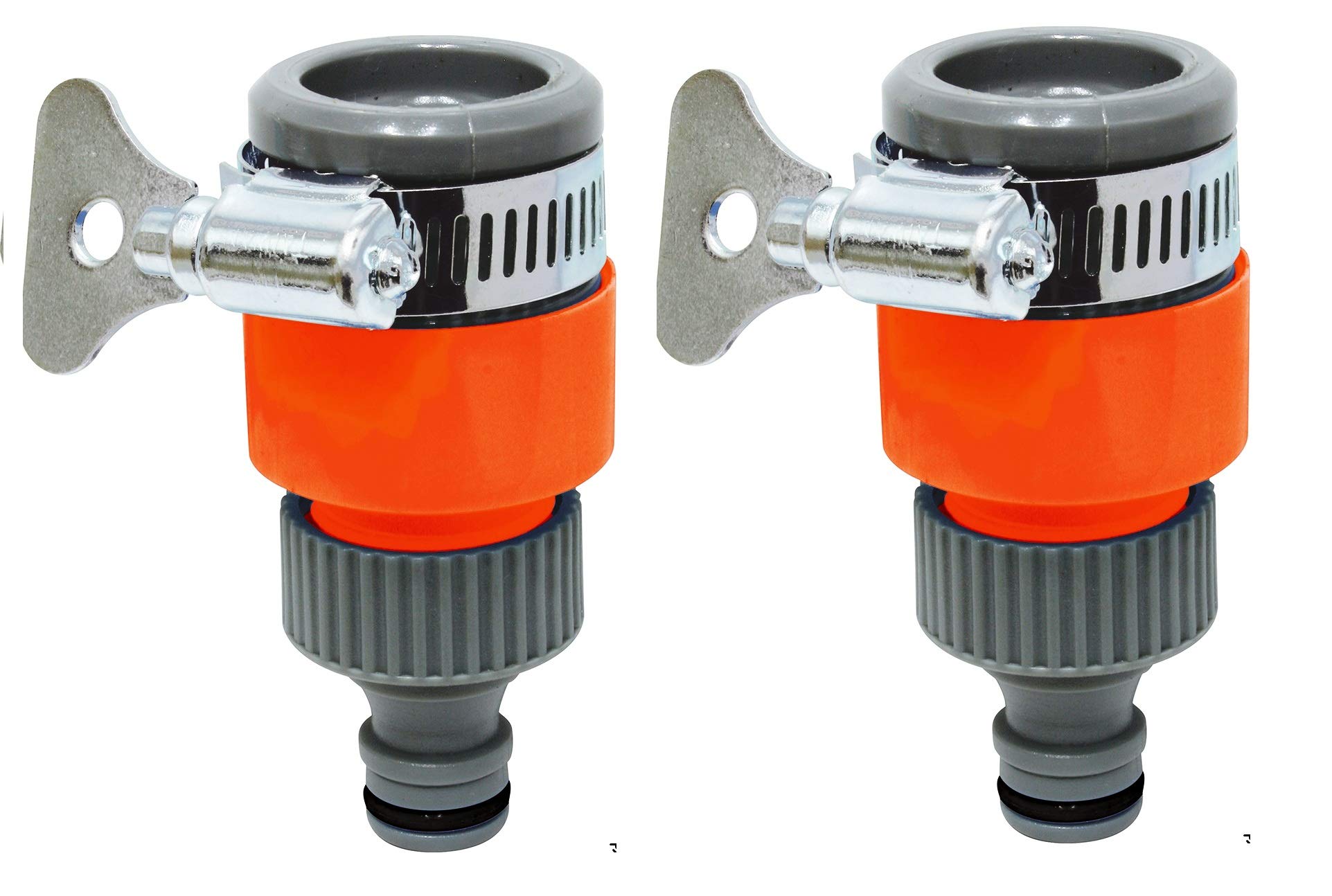 KORMA AC TAP Hose Connector & Metal CLAMP - 2 Sets