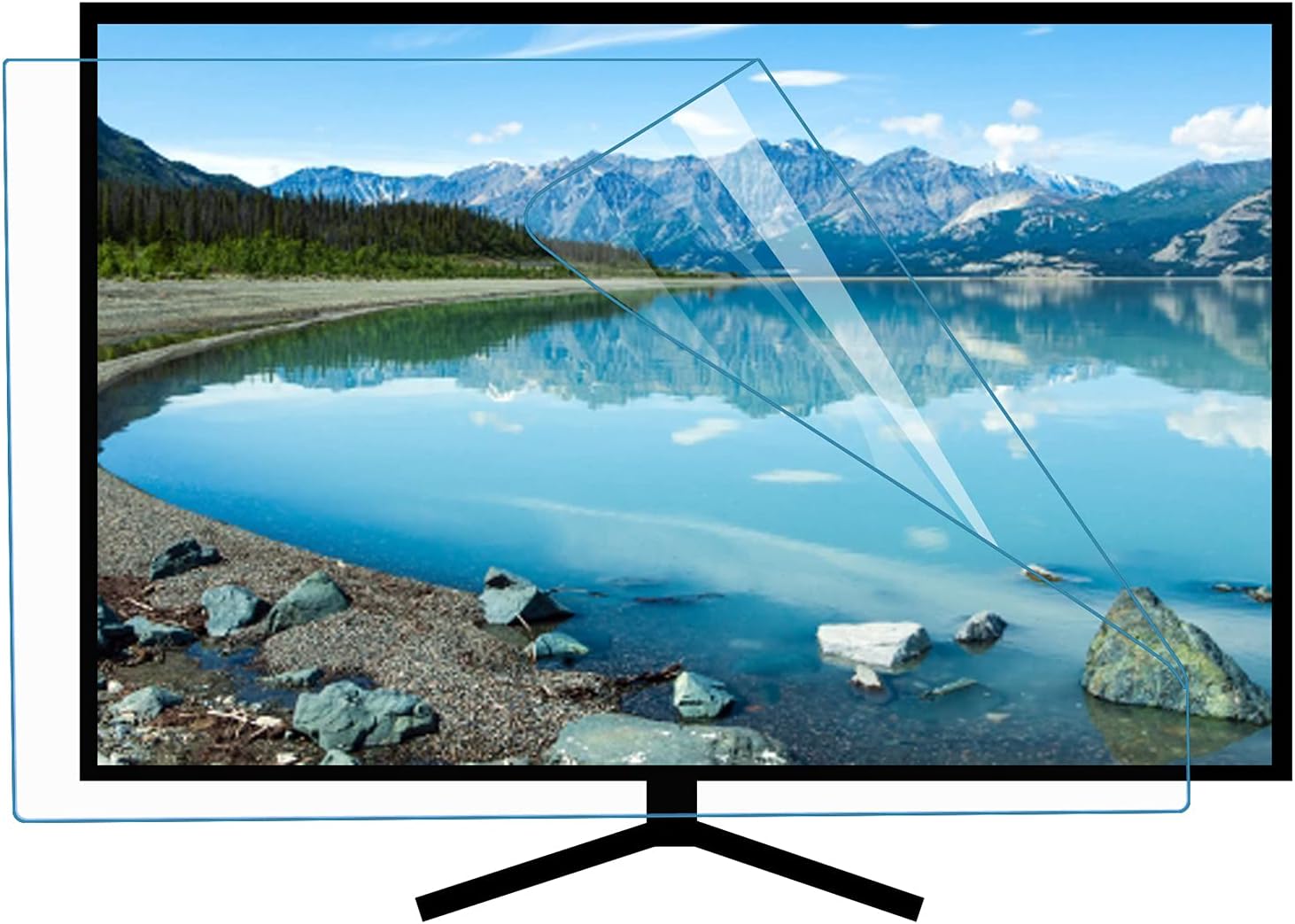 42-43 Inch Matte Tv Anti-glare Film, Tv Screen Protector Anti Blue Light No Bubble Anti-scratch Injury, Relieve Computer Eye Strain, Fits Lcd, Led, 4k Oled and Qled Hdtv,Matte-42inch(930x525MM)