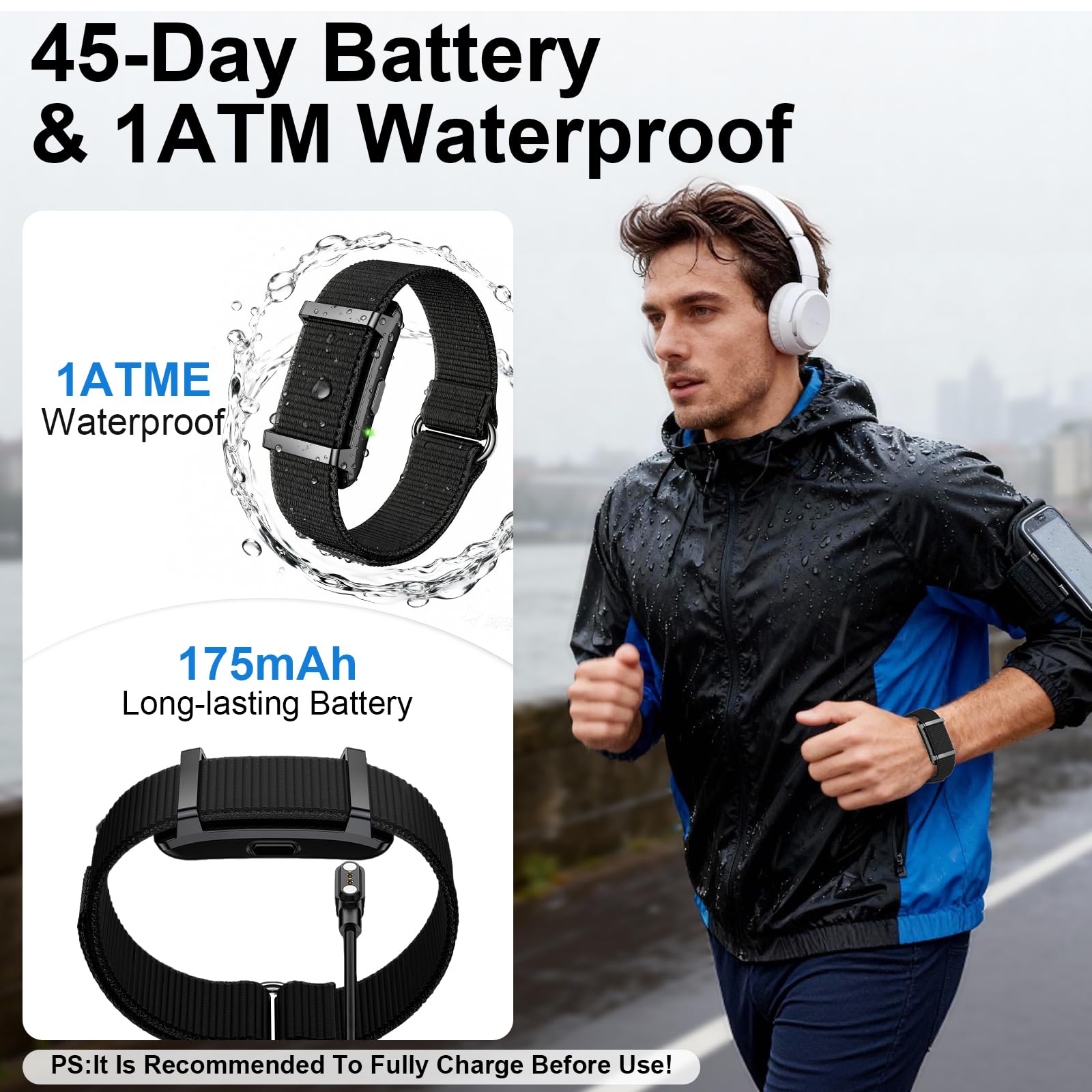 Amazon.com: Smart Bracelet Fitness Trackers for Men Women, Smart