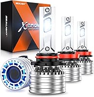 Vista 17 de SEALIGHT Bombillas X4I H4/9003/HB2, bombillas antiniebla para faros delanteros H4, con anillo de bloqueo ajustable, ventilador de refrigeración