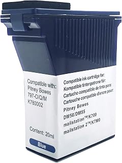 Pro Supplies Compatible Ink Cartridge for Pitney Bowes DM50 DM55 DM60 K700 Blue