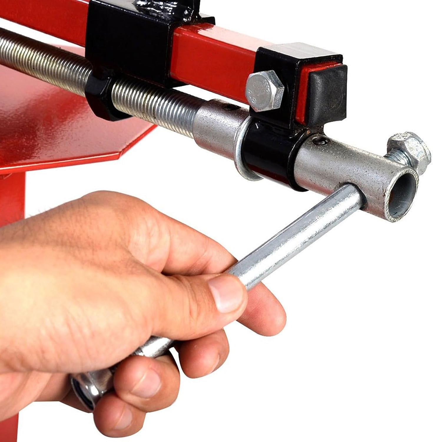 Manual Tire Changer, Tire Changing Machine, Changing Tool for 4" to 16-1/2" Tires, High Strength Steel, Hand Bead Breaker Mounting Tool, Tires Change Stand for Motorcycles, ATVs, Trailers, Car, Red