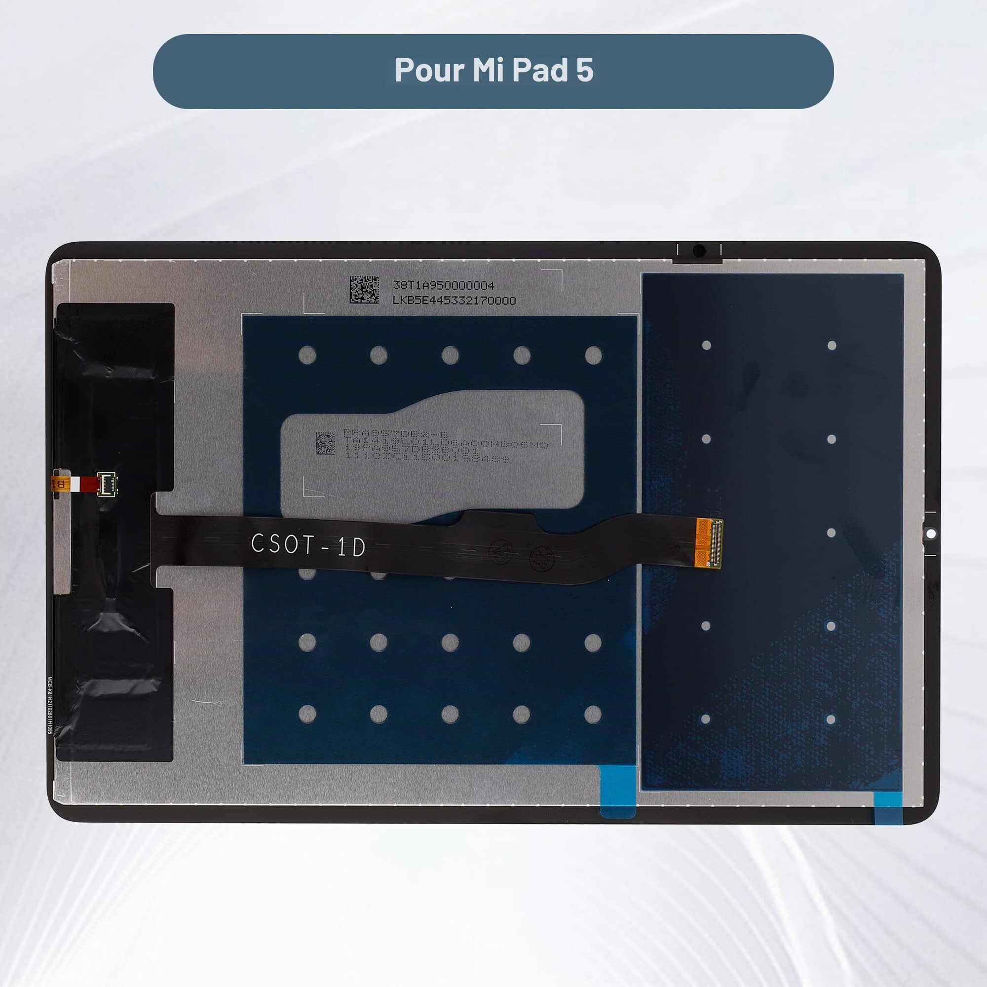 Écran tactile de rechange Amoled compatible avec Xiaomi Pad 5, Pad 5 Pro 21051182G 21051182C Écran tactile LCD assemblé avec outils