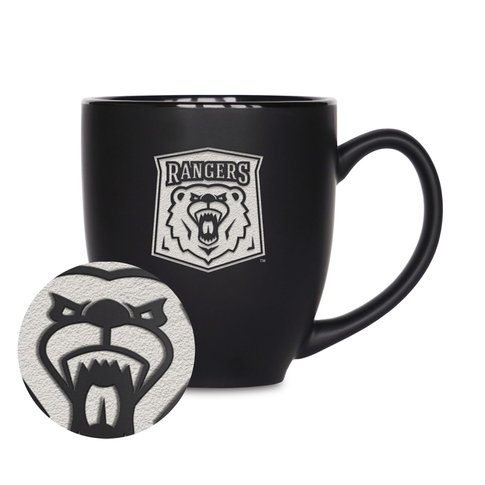 Mug Wisconsin Parkside Rangers en céramique noire le cadeau parfait pour les fans de sport NCAA