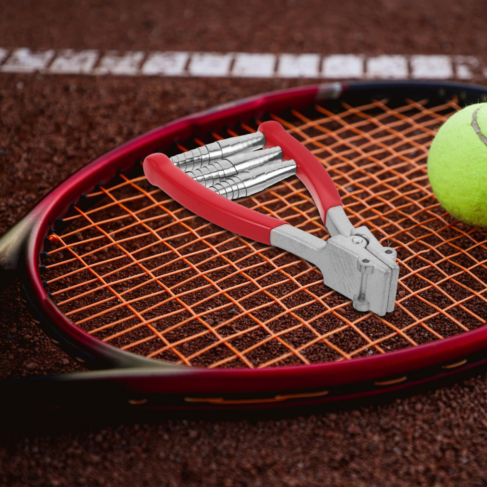 ifundom Macchina per Incordatura Racchetta Tennis Portatile, Lega di Zinco