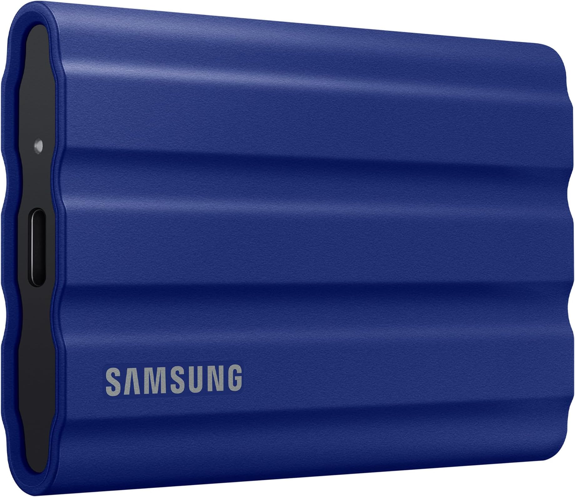 Samsung T7 Shield Portable SSD 2TB, USB 3.2 Gen2 External SSD, Up to 1,050MB/s, Rugged, IP65 Water & Dust Resistant, for Photographers, Content Creators and Gaming, Mac Compatible, MU-PE2T0R, Blue