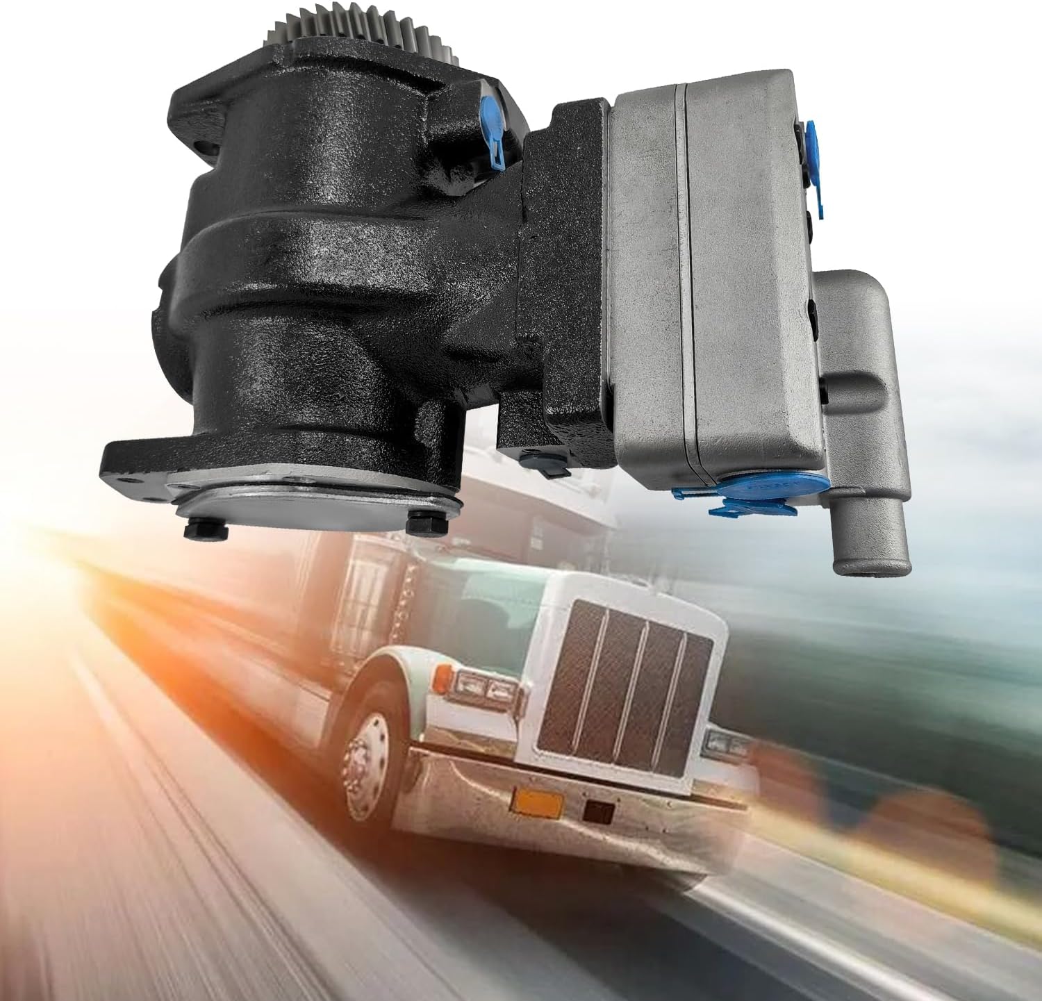 4946293 Air Brake Compressor 9111545130 Fits for Cummins 6BT 6BT5.9 Engine# 5286966RX 5286966 4946293RX