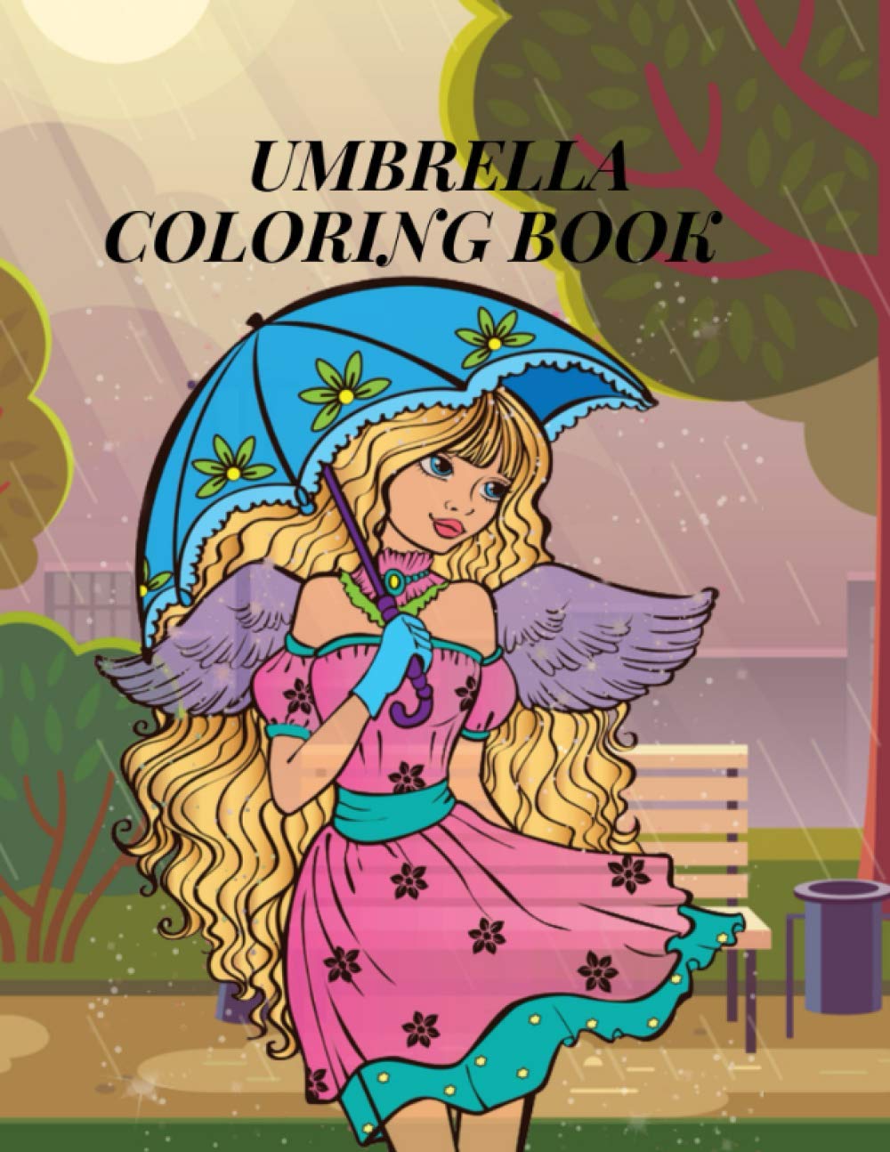 Umbrella Coloring Book: Stress Relief and Relaxation,Fun Coloring Paperback