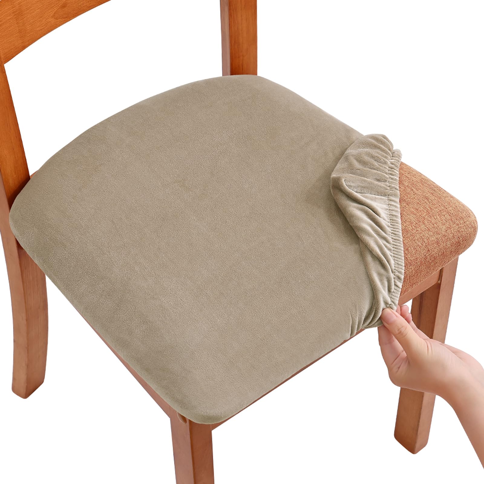 Velvet Dining Chair Covers - Set of 6 -19 Velvet Dining Chair Covers - Set of 6 -19